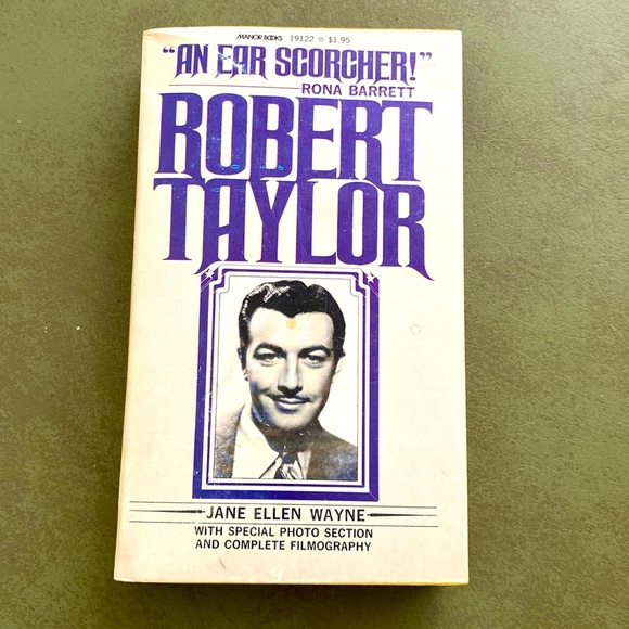 ROBERT TAYLOR biography Jane Ellen Wayne Vintage Paperback EUC - Picture 1 of 7